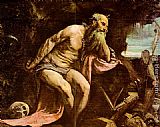 Jacopo Bassano Canvas Paintings - St. Jerome